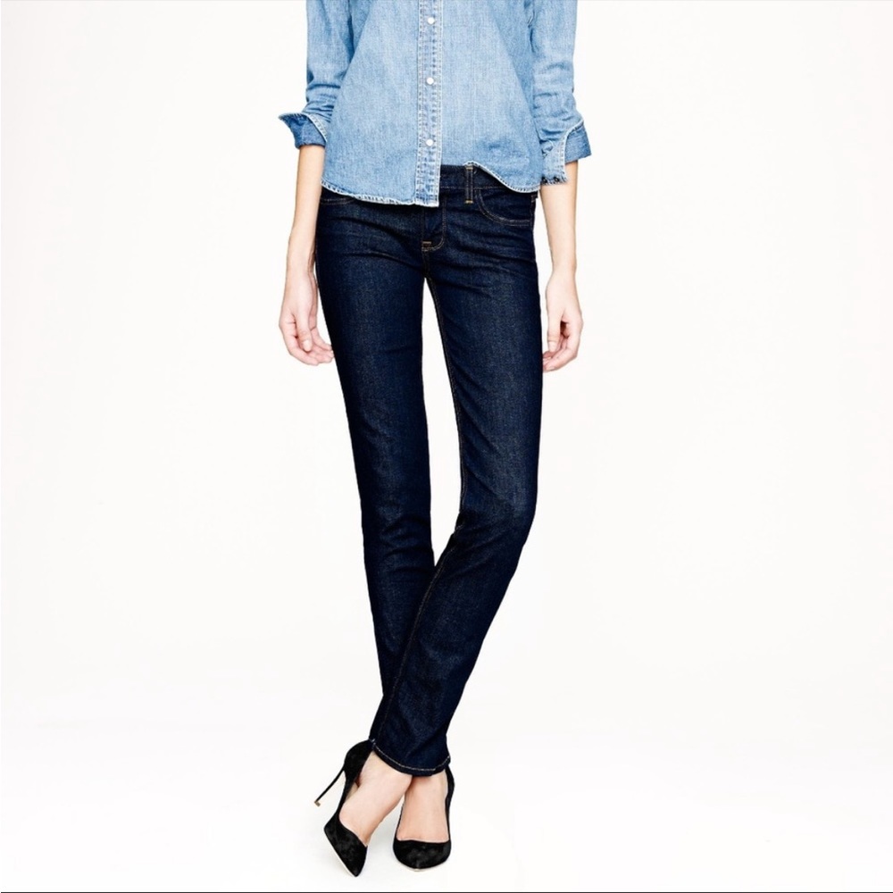 J Crew Matchstick Dark Jeans